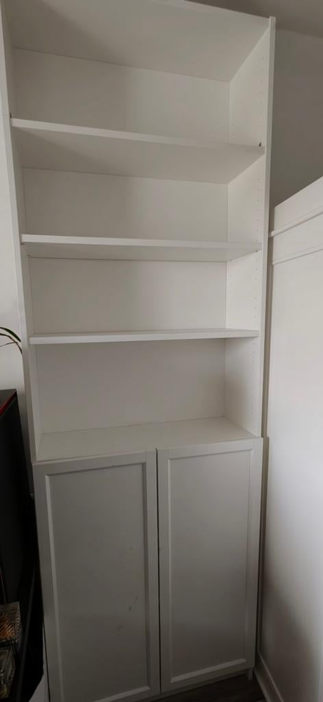 IKEA BILLY (Boeken)Kast Opbergcombinatie 80x43x237 cm - Wit, Ophalen, Overige materialen, Met deur(en), 200 cm of meer