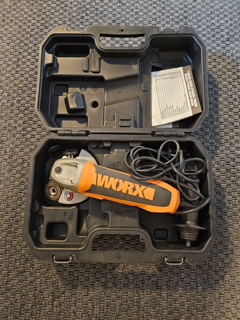 Flex Worx Slijptol, Ophalen, Gebruikt, 700 tot 1000 watt, Haakse handslijpmachine