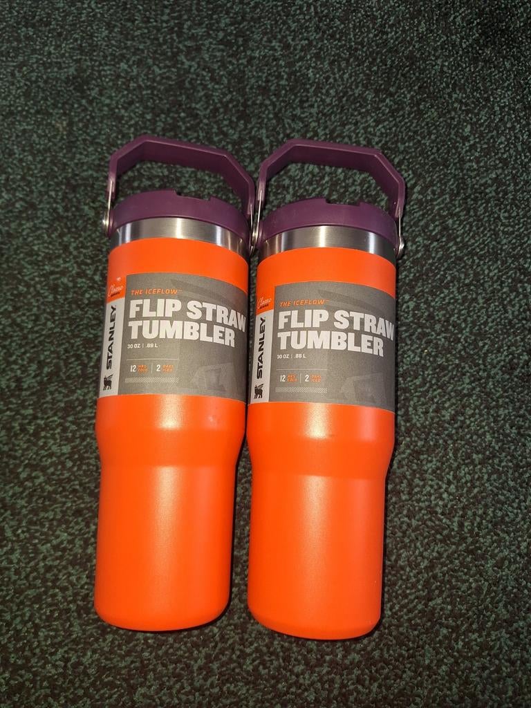 Stanley Flip Straw Tumbler 0.89L - Tigerlily Plum, Ophalen of Verzenden, Nieuw