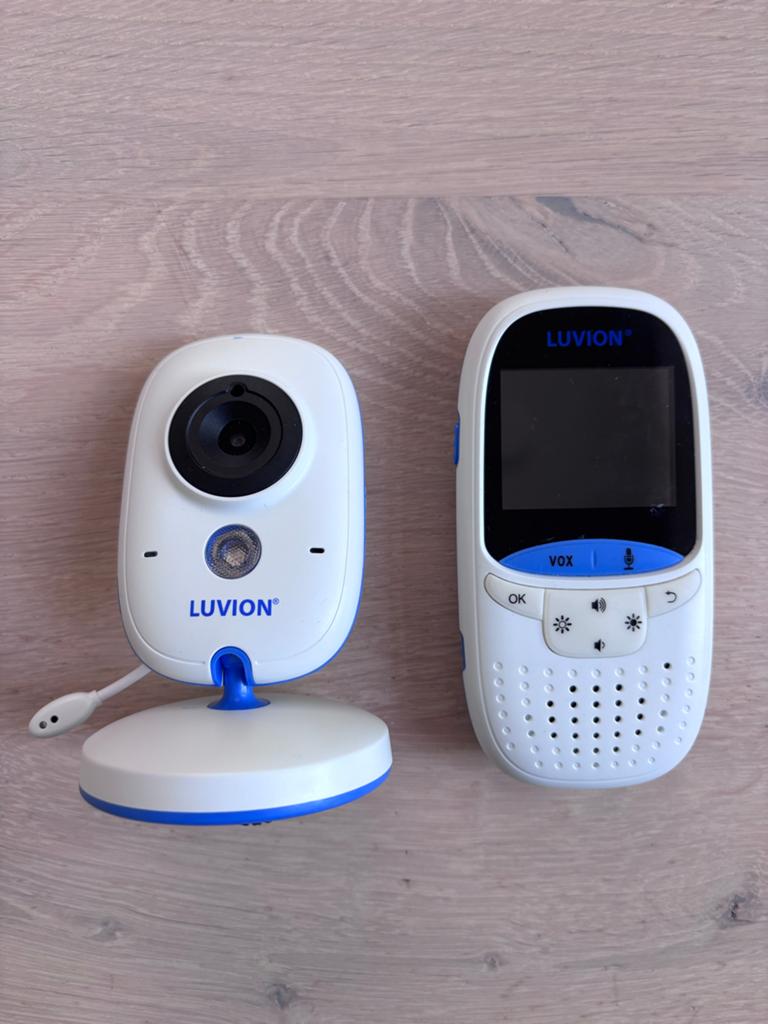 Luvion Easy Babyfoon met Camera en Terugspreekfunctie, Ophalen, Zo goed als nieuw, 250 meter of meer, Camera