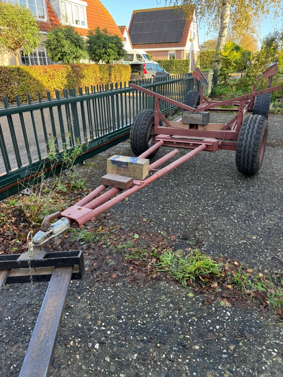 Degelijke stallings trailer, botenkar lucht banden, Watersport en Boten, Gebruikt, Geen motor, 150 cm, 8 m