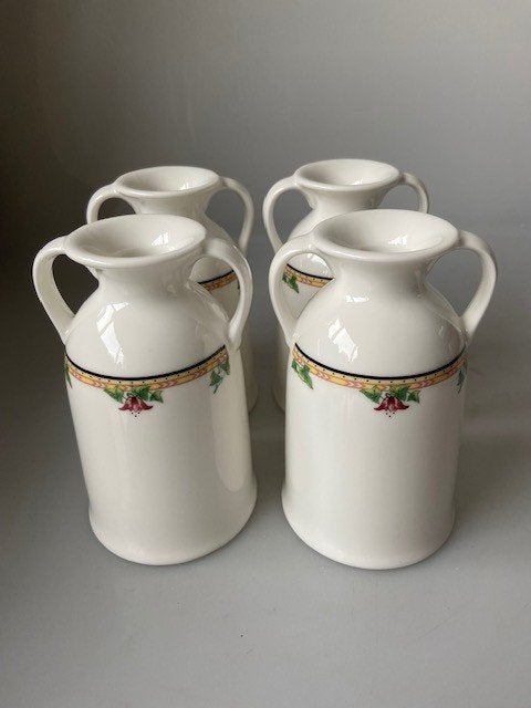 4 vaasjes Villeroy & Boch- Adriana, Ophalen of Verzenden
