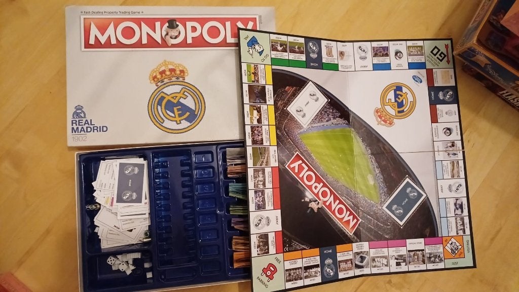 bordspel engelse Monopoly Real Madrid FC Monopolie, Een of twee spelers, Ophalen of Verzenden, Nieuw, Monopoly