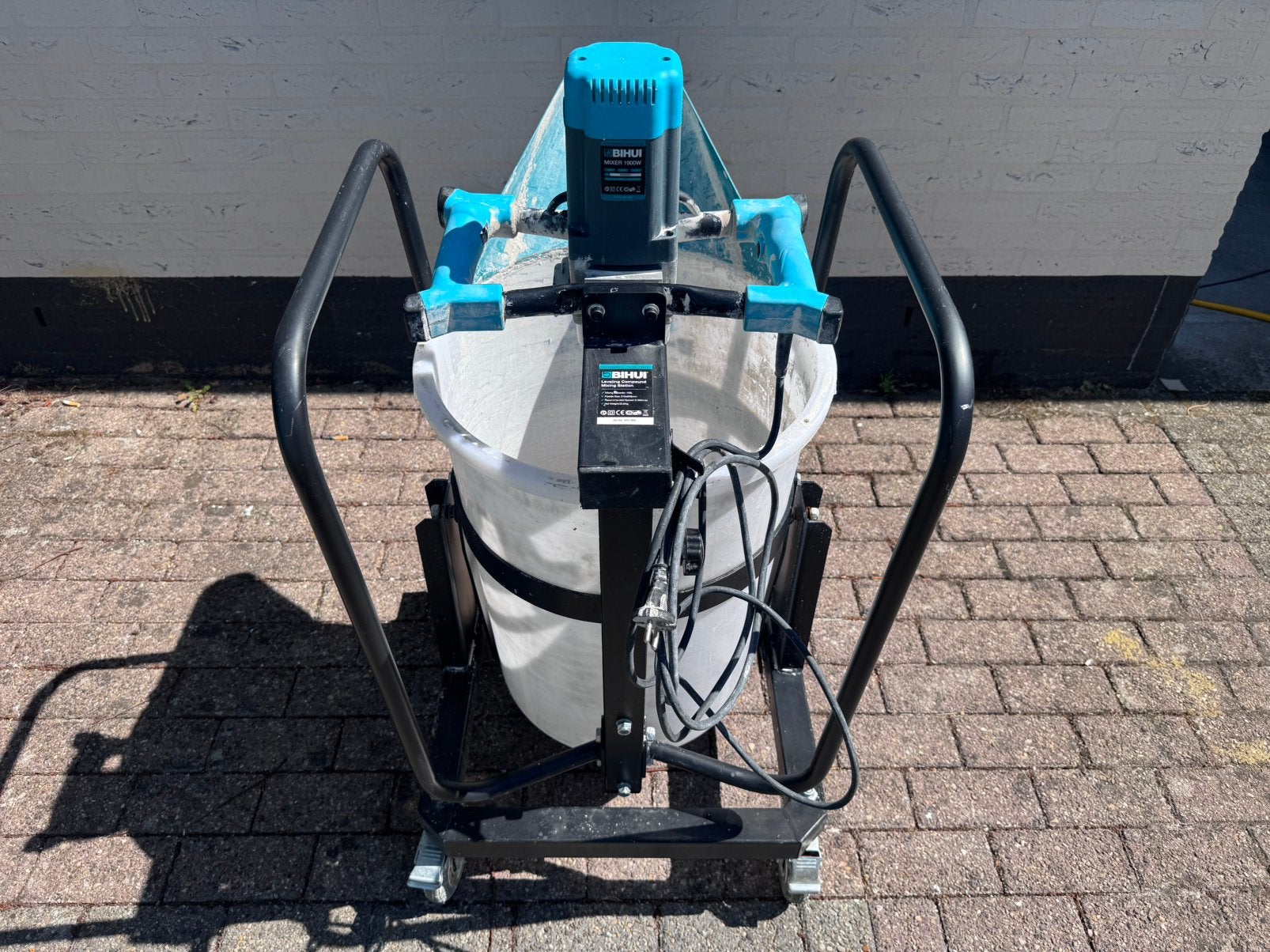 Egaline mengmachine, Ophalen, Zo goed als nieuw