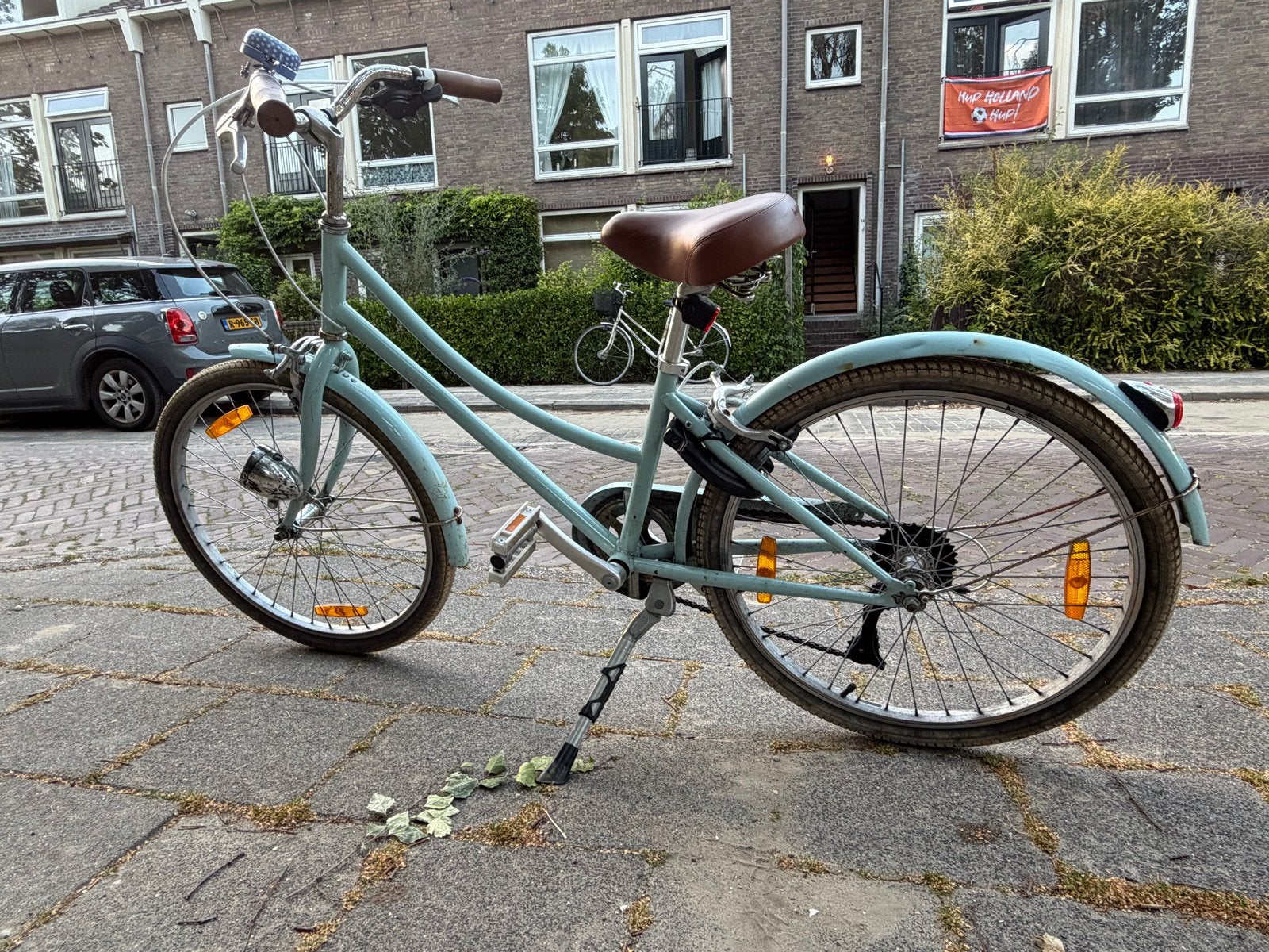 Light blue city kids bike, Terugtraprem, 50 tot 53 cm, Ophalen, Overige merken