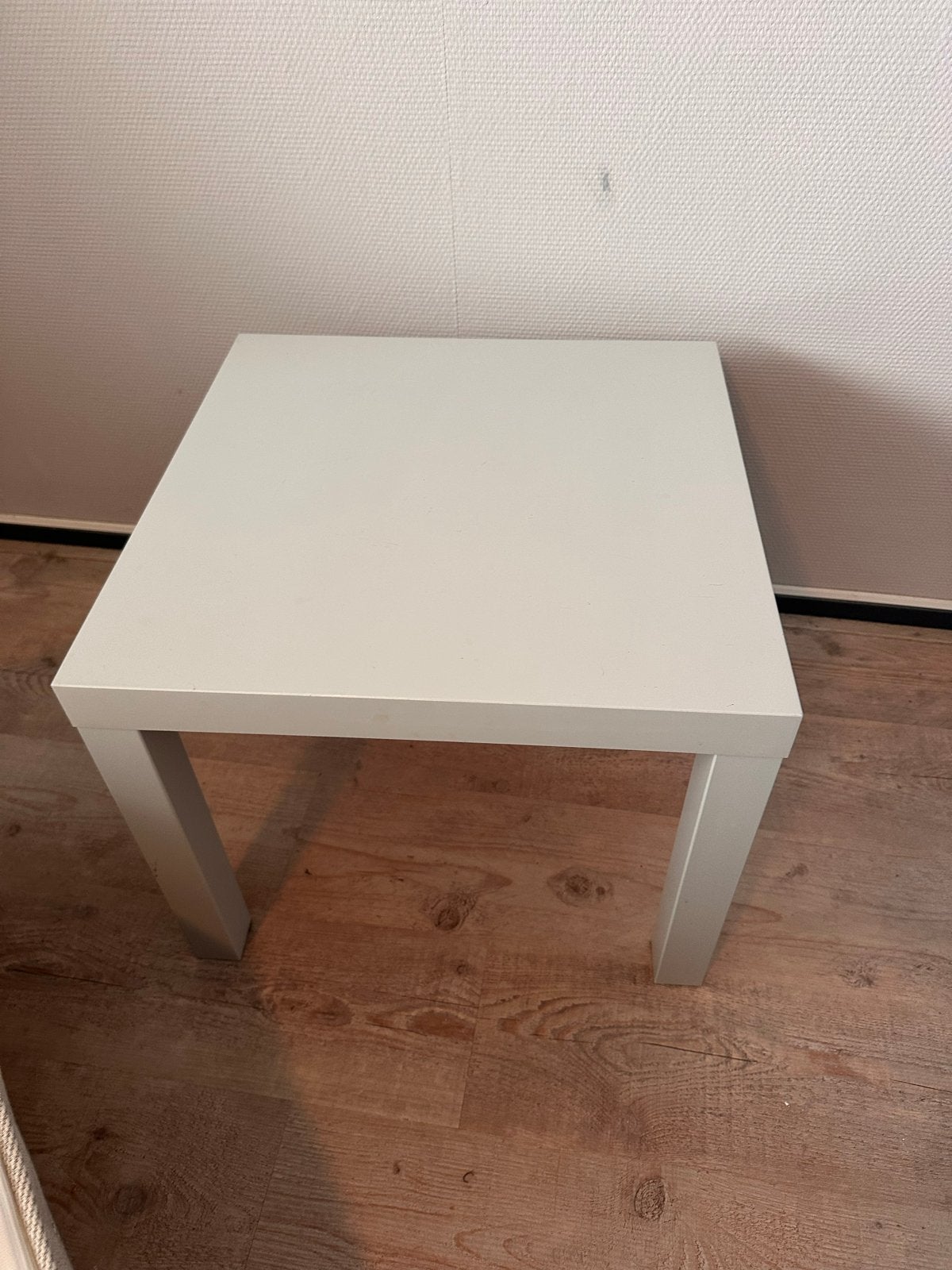 Licht grijze bijzettafel - Ikea Lack, Ophalen, Minder dan 45 cm, Minder dan 55 cm, Vierkant