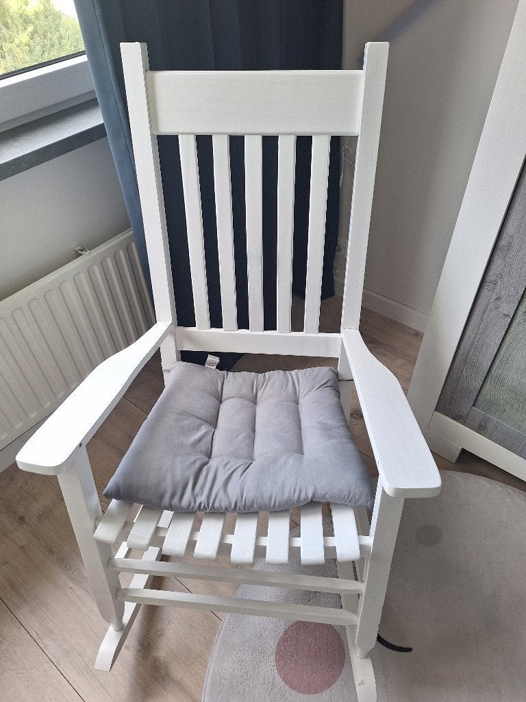 Schommelstoel, Ophalen, Gebruikt, Wit, Eén