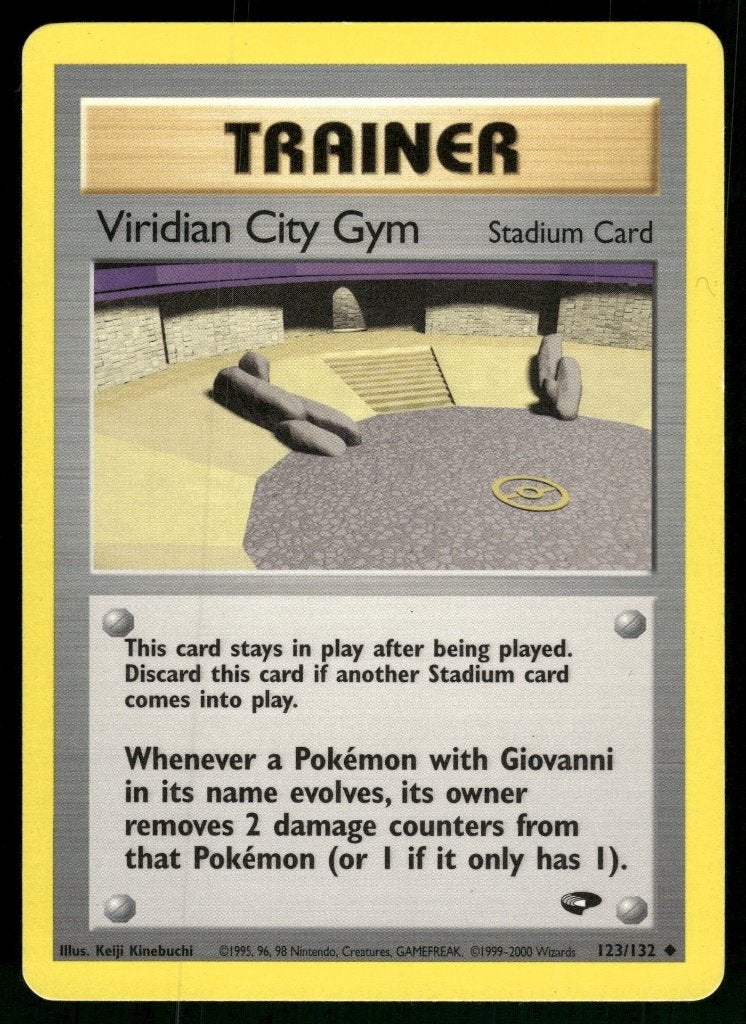Viridian City Gym 123/132 - Gym Challenge (NM), Verzenden, Gebruikt