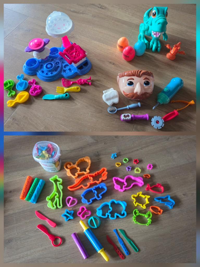 Grote Play-Doh Set met veel accessoires en klei, Ophalen, Gebruikt, Knutselen, Met geluid