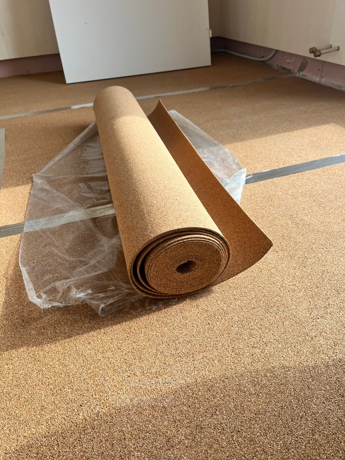 Kurk op rol 3mm dik, Doe-het-zelf en Verbouw, Ophalen, Zo goed als nieuw, 15 m² of meer, Folie