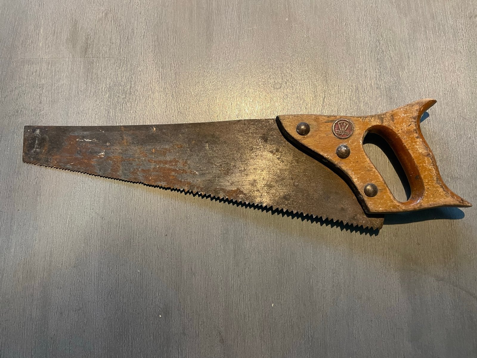 Vintage Wardo handzaag - Antieke houtzaag, Antiek en Kunst, Ophalen of Verzenden