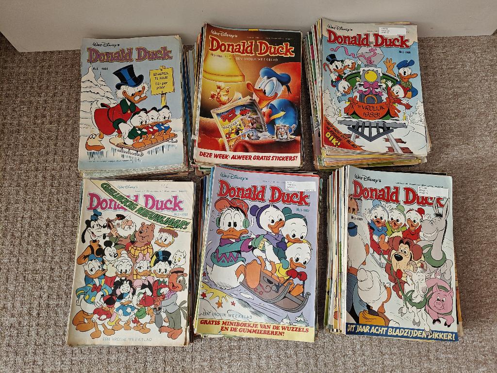 Donald duck jaren 80, Meerdere stripboeken, Ophalen, Gelezen