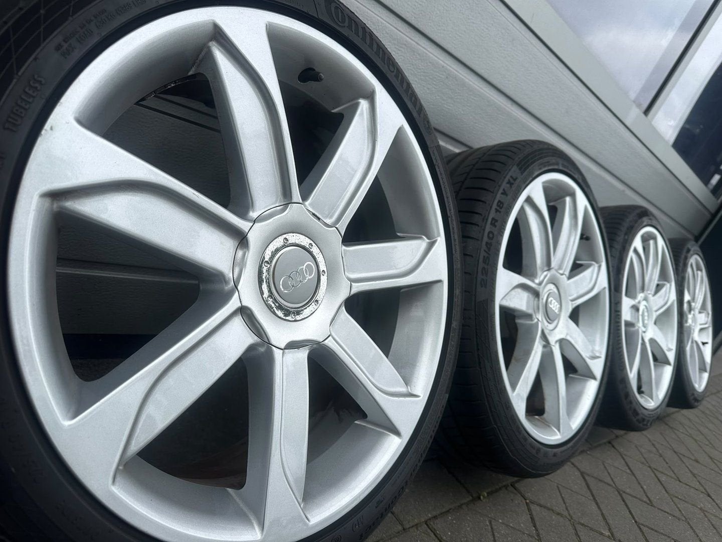 18” Audi TT TTS S-line Volkswagen Golf 4 velgen zomerbanden, Auto-onderdelen, 18 inch, Gebruikt, -, -