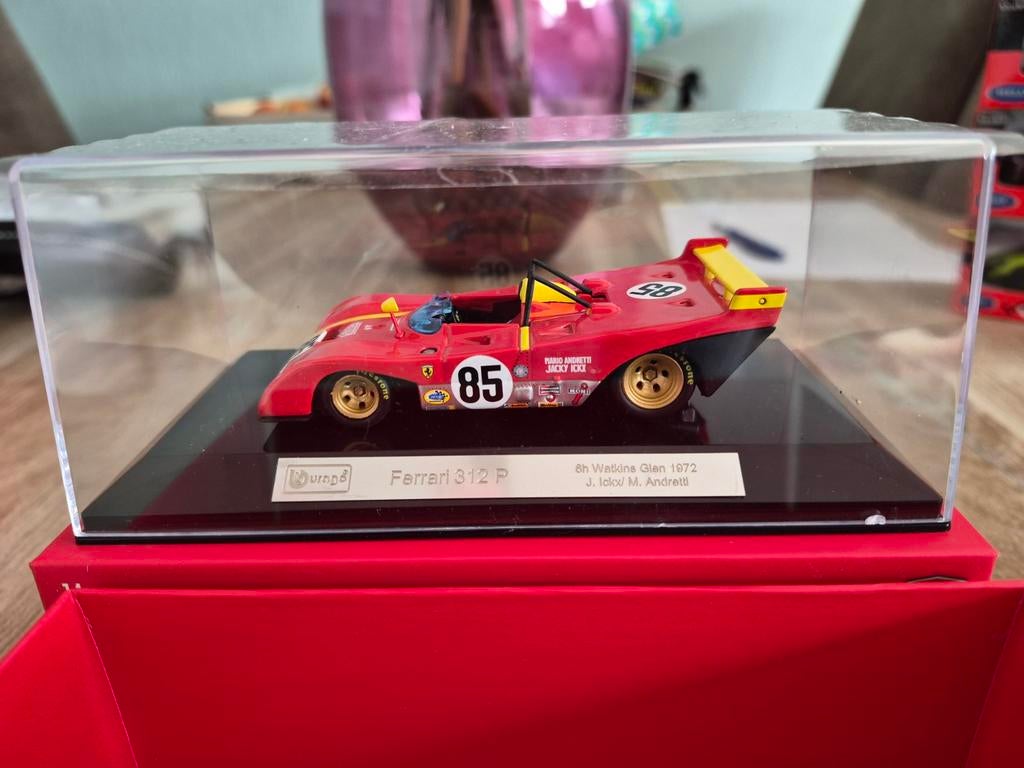 Ferrari 312 P 1972 J.Ickx  1:43 ( Bburago signature), Ophalen of Verzenden, Nieuw, Auto, Overige merken