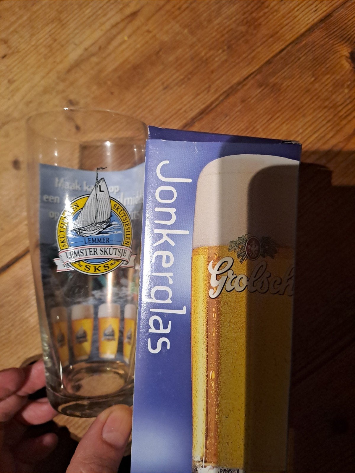 14 glazen skûtsjes - skûtsje SKS, Overige typen, Ophalen of Verzenden, Nieuw, Glas