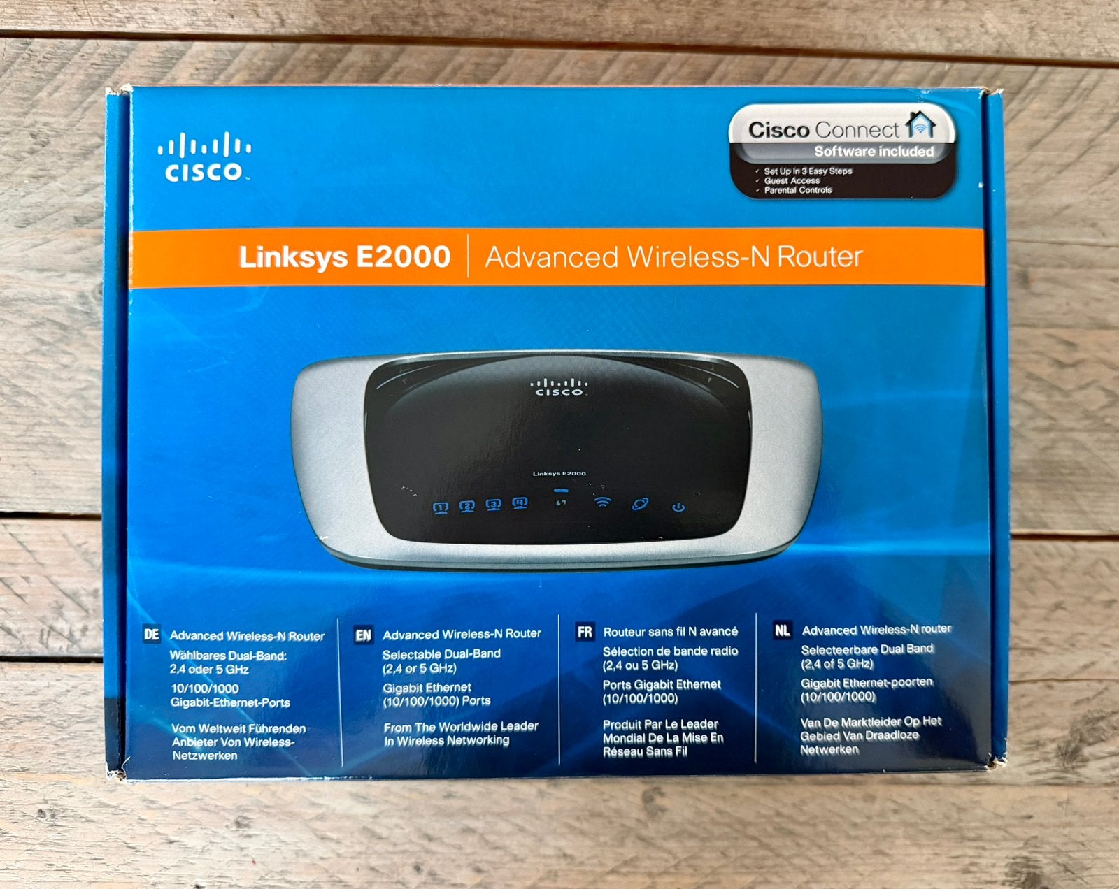 Cisco Linksys E2000 Advanced Wireless-N Router!(NIEUW), Ophalen of Verzenden, Nieuw, Router