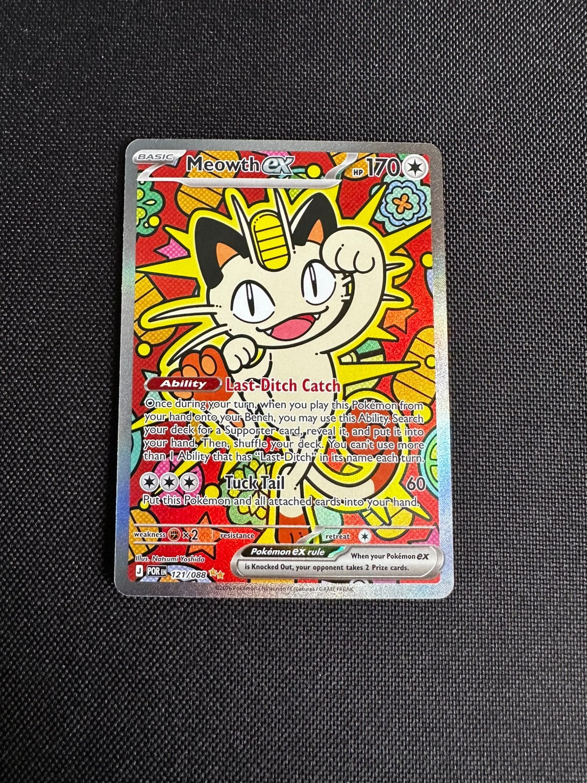 Meowth Ex 121 - PO, Ophalen of Verzenden, Zo goed als nieuw