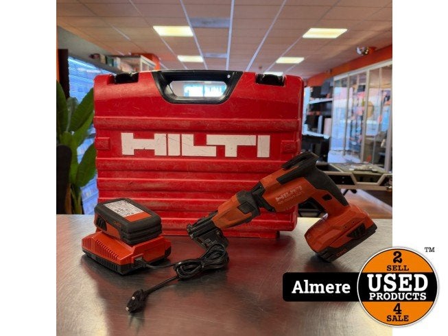 Hilti SD 5000-A22 gipsplaatschroevendraaier (2x accu, lader), Doe-het-zelf en Verbouw, Hilti, Zo goed als nieuw, Support@hilti.com