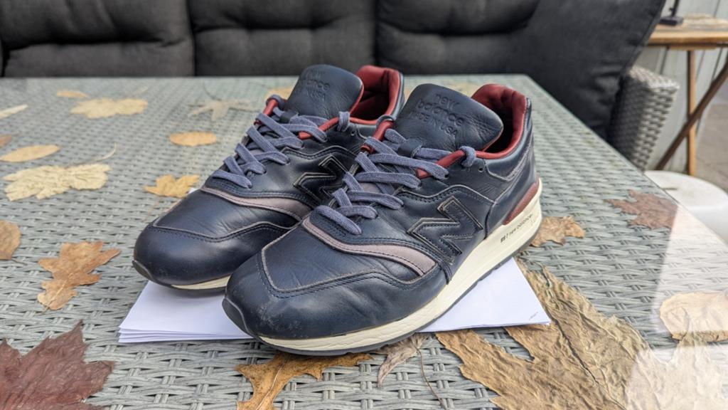 New Balance M997BEXP Horween Made in USA - EU 44.5, Kleding | Heren, Schoenen, New Balance, Blauw, Ophalen of Verzenden, Sneakers of Gympen