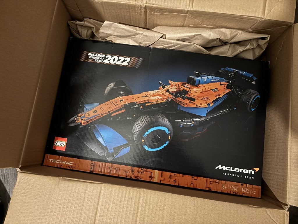 Lego 42141 Technic - McLaren F1 model 2022, Lego, Compleet, Ophalen of Verzenden, Zo goed als nieuw
