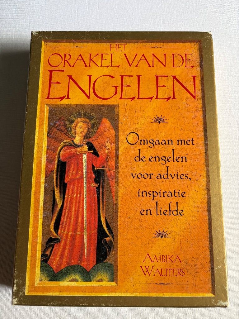 Het orakel van de Engelen Ambika Wauters kaartenset + boek, Ophalen of Verzenden, Gelezen, Tarot of Kaarten leggen, Overige typen
