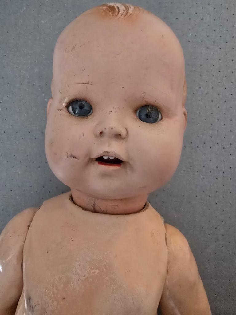 Oude pop, Verzamelen, Poppen, Ophalen of Verzenden, Gebruikt, Pop