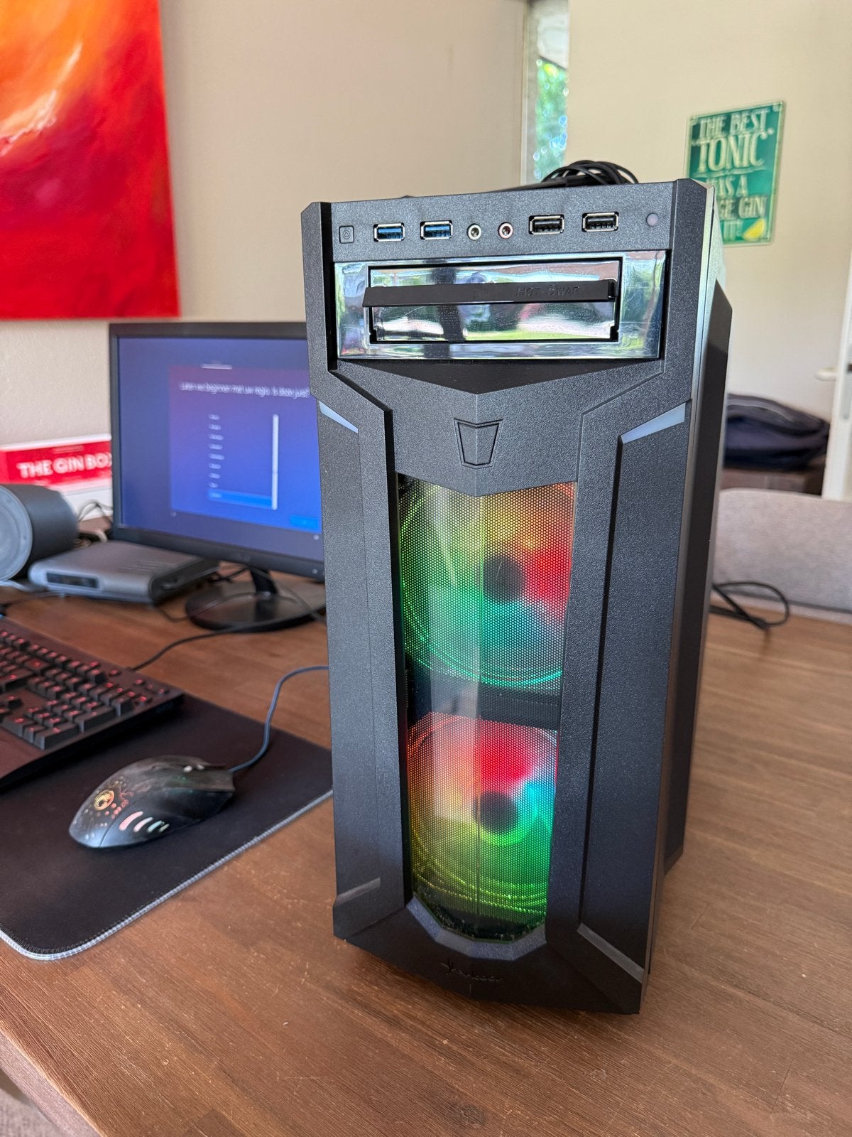 Complete Windows 10 PC Setup - Computer set, Computers en Software, Desktop Pc's, 8 GB, Zo goed als nieuw, HDD, 3 tot 4 Ghz