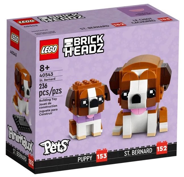 Lego Brickheadz Sint-Bernard (40543) NIEUW, Inclusief accessoires, BrickHeadz, Lego, Nieuw