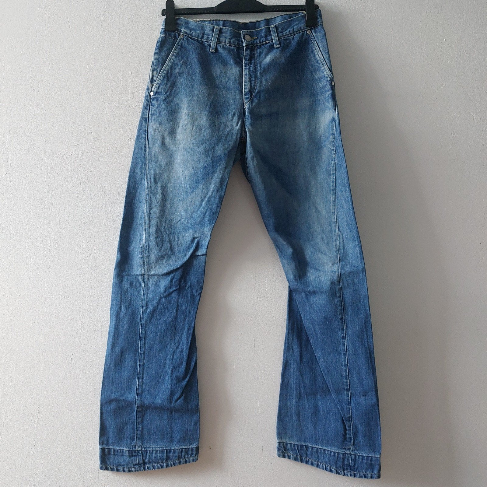 Vintage y2k Levis Engineered baggy twisted loose jeans, Kleding | Heren, Levi's, Blauw, W32 (confectie 46) of kleiner, Ophalen of Verzenden