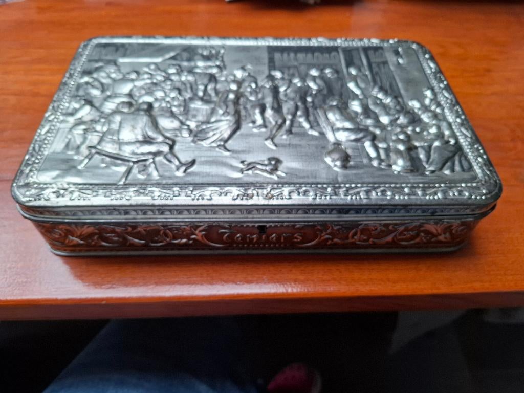 koektrommel van het Belgische merk De Beukelaer (GBC), Verzamelen, Blikken, Ophalen, Gebruikt, Koek(jes), Overige merken