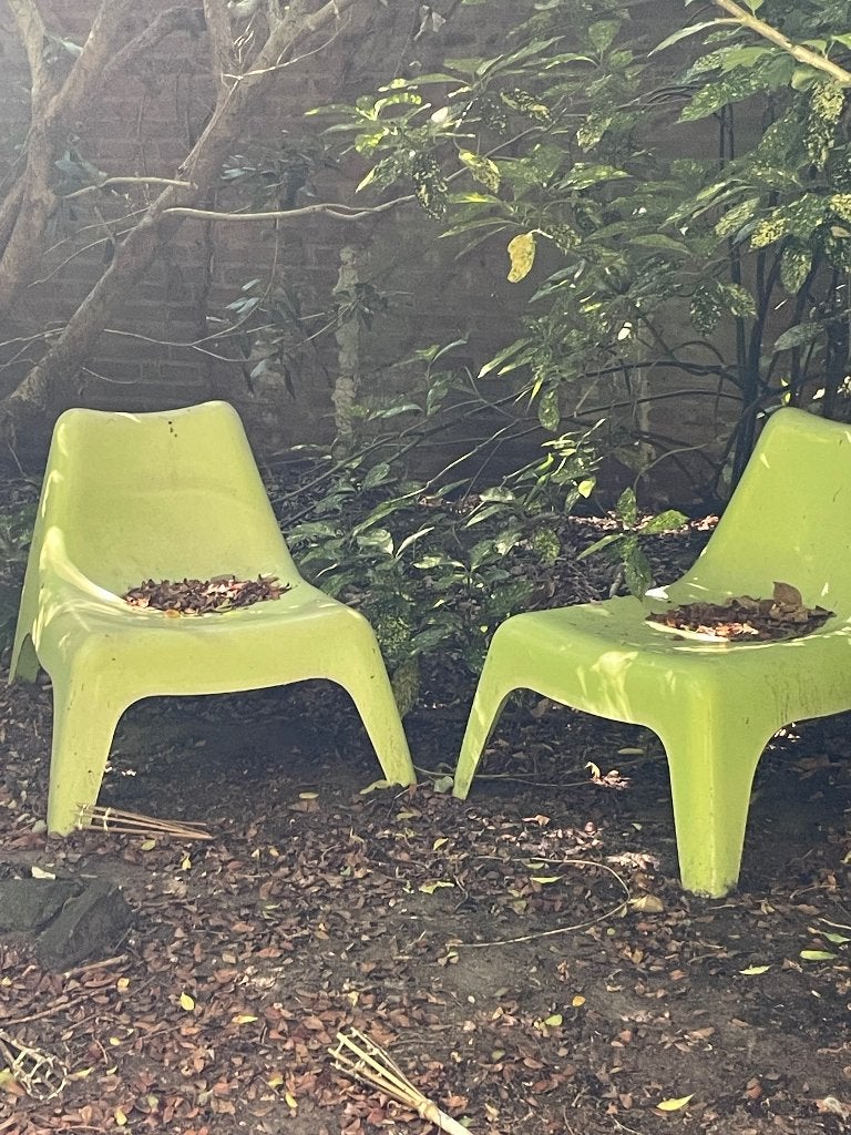 twee tuinstoelen fauteuils Ikea, Tuin en Terras, Tuinstoelen, Ophalen, Gebruikt, Kunststof