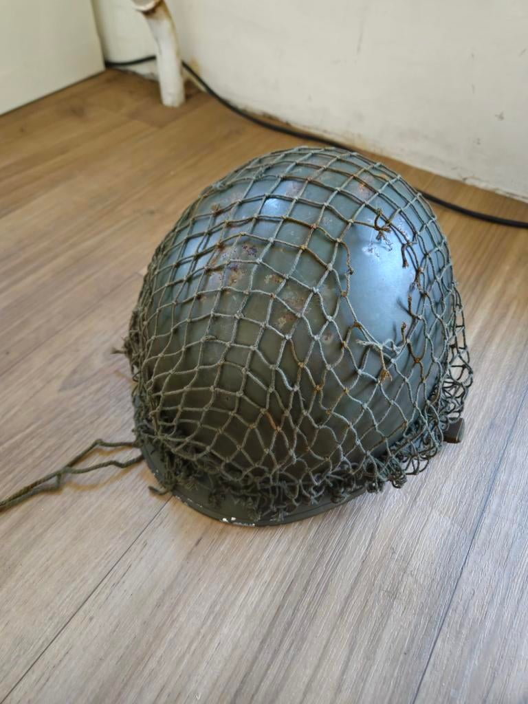 Nederlandse m53 helm, Ophalen of Verzenden, Landmacht, Nederland, Helm of Baret