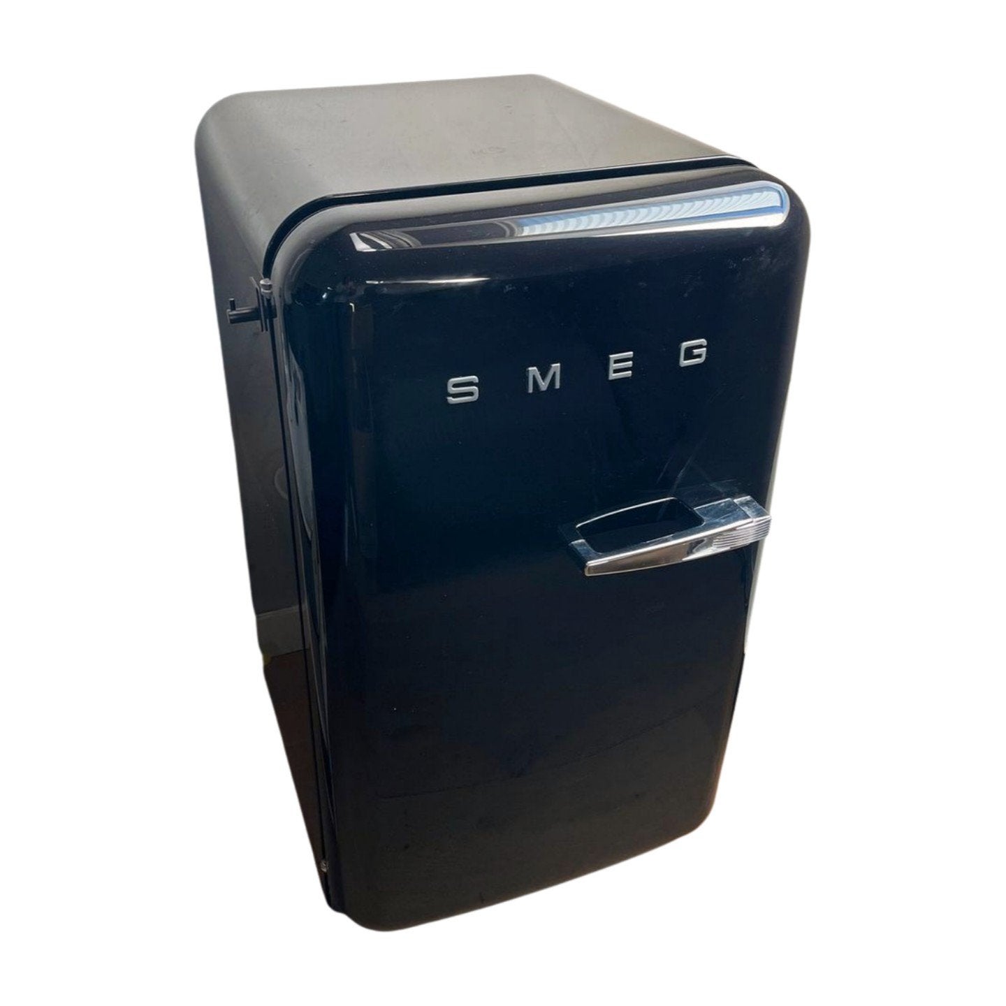 SMEG FAB10LNE Mini Koelkast - Zwart Retro Design, Witgoed en Apparatuur, Koelkasten en IJskasten, Gebruikt, Minder dan 45 cm, Minder dan 75 liter