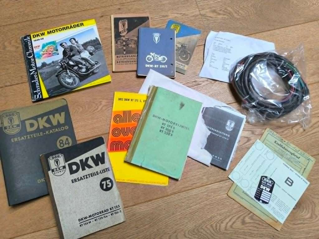 DKW RT, … Auto Union - moto handleidingen, Ophalen, Overige merken