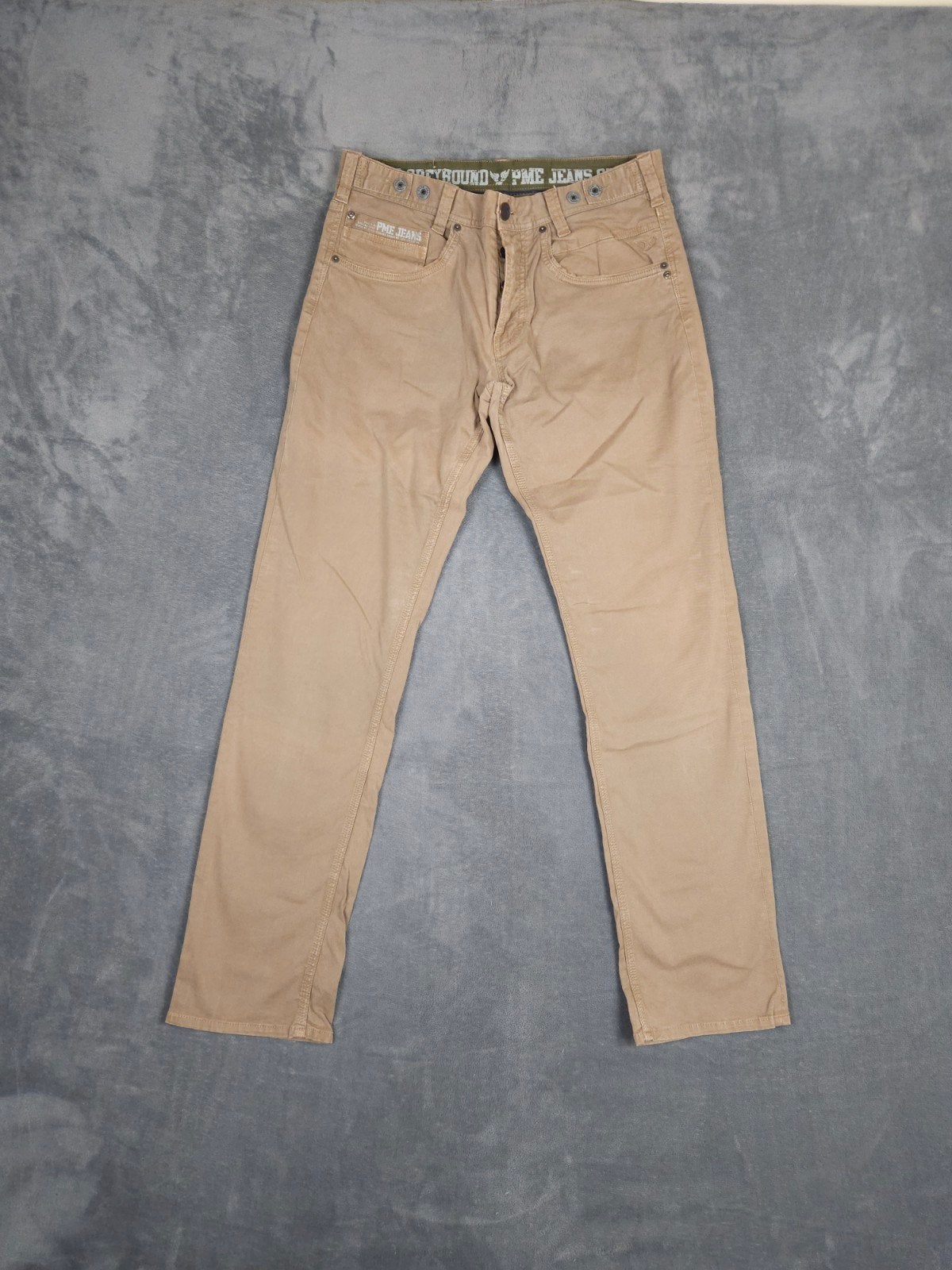 Pme Legend Broek Greyhound W32 L34 Beige Jeans Pall Mall., Overige kleuren, Verzenden, ., Zo goed als nieuw