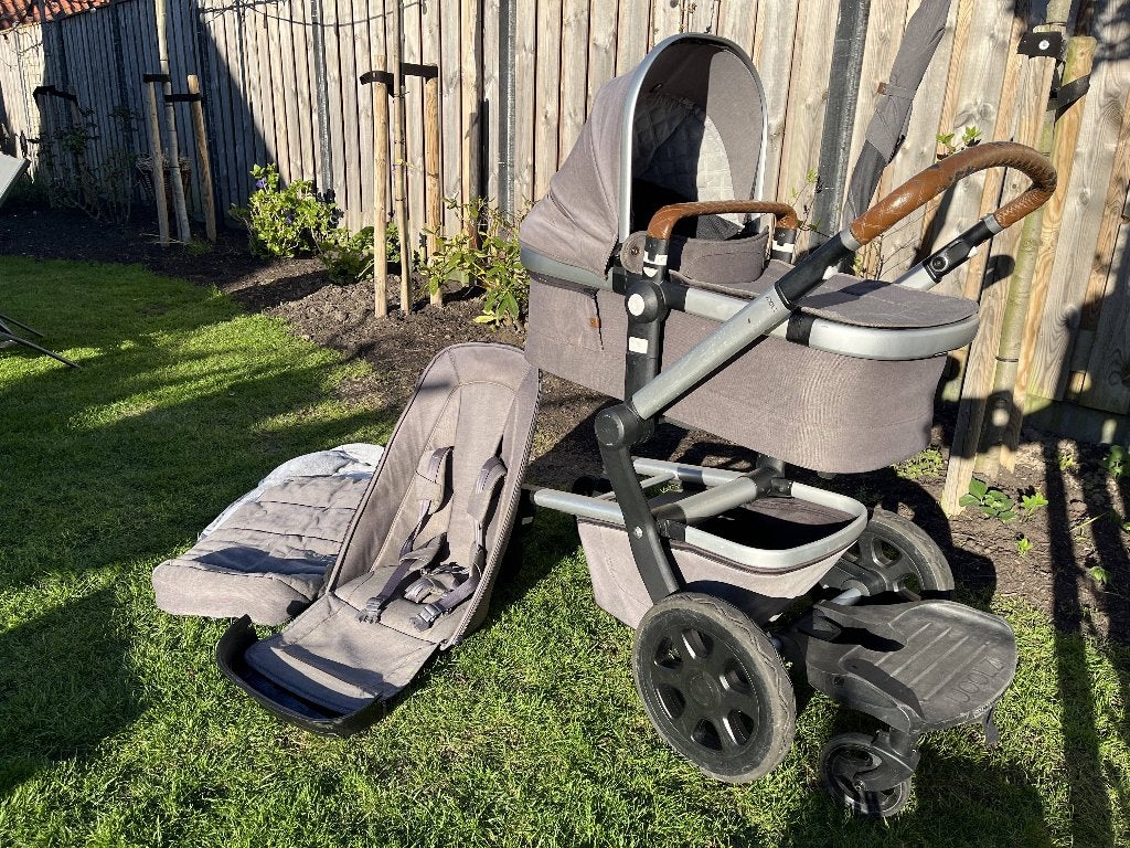 Complete Joolz Day 1 kinderwagen inclusief accessoires, Gebruikt, Met reiswieg, Ophalen, Kinderwagen