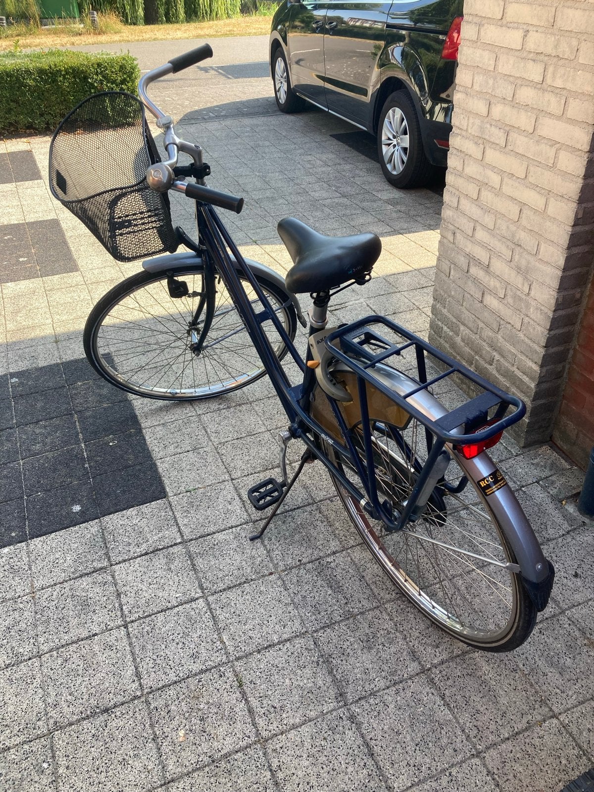 Giant fiets met mandje en bagagedrager, Fietsen en Brommers, Fietsen | Dames | Damesfietsen, Ophalen, Velgrem, Giant, 53 tot 56 cm