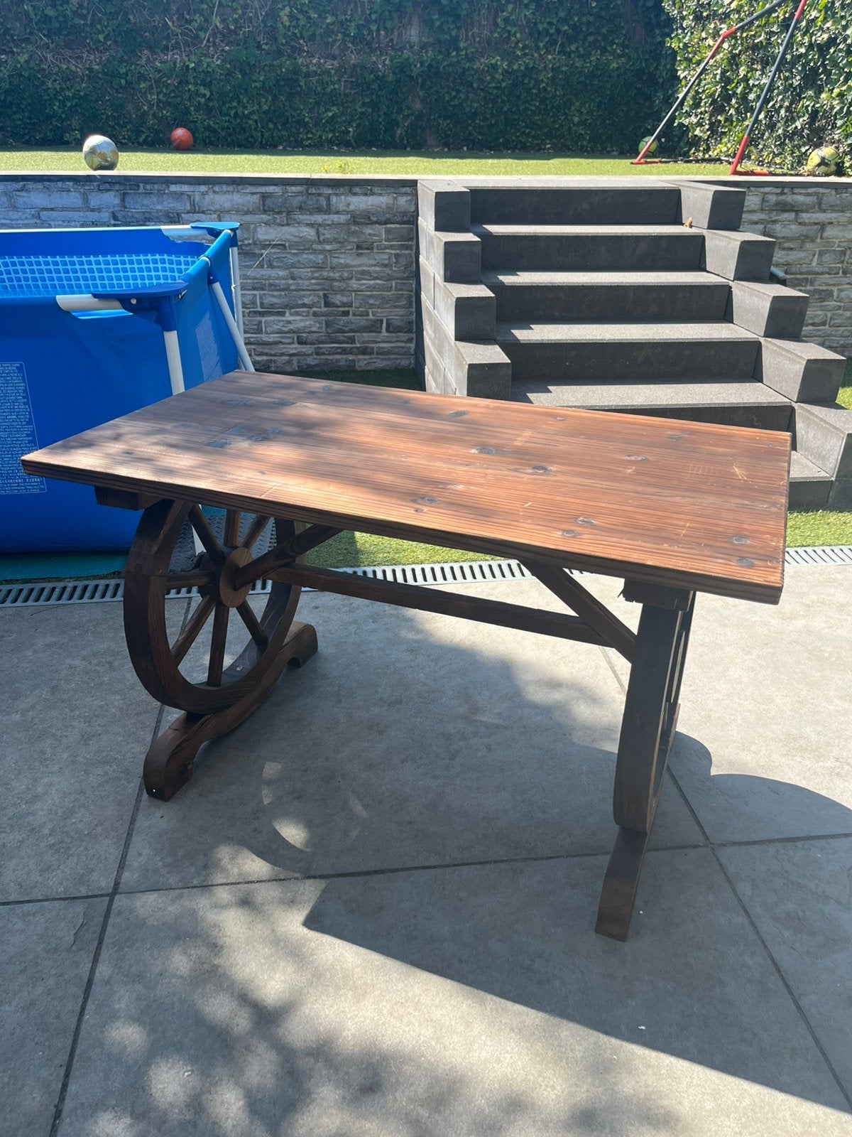 Tuintafel balkontafel, Ophalen, Zo goed als nieuw, Rechthoekig