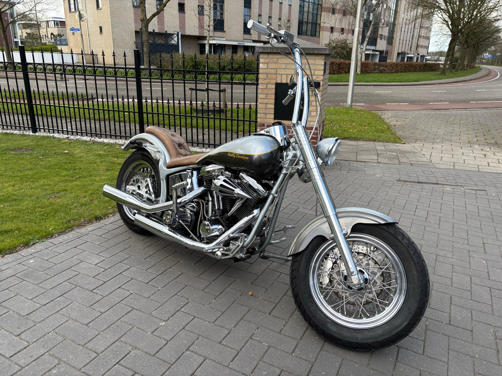 Harley Davidson Softail, Unieke Harley, 2 cilinders, Sportuitlaat, Gebruikt, Particulier