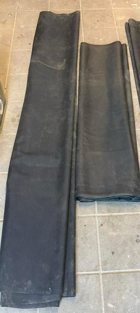 Restant EPDM Dakbedekking 1mm - Diverse maten, Ophalen, Kunststof, Zwart, Zo goed als nieuw