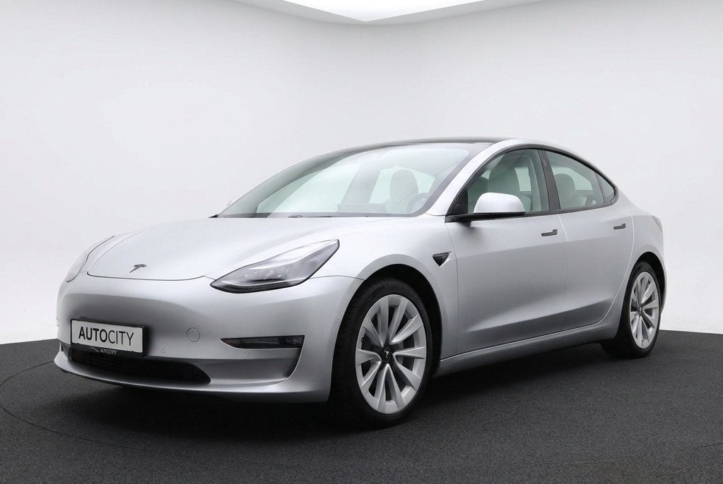 Tesla Model 3 Long Range AWD 75kWh UNIEKE WRAP l NL Auto l F, Auto's, Automaat, 351 pk, Zilver of Grijs, 84 €/maand