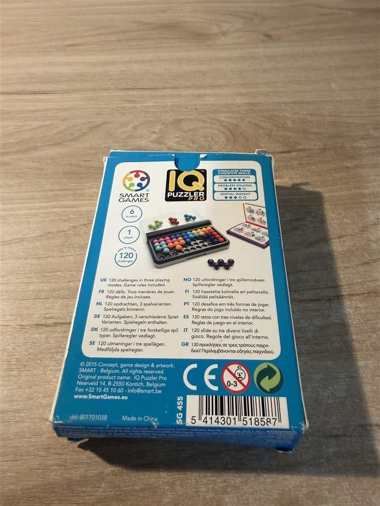 smart games - iq puzzler - s6453, Verzenden, Zo goed als nieuw