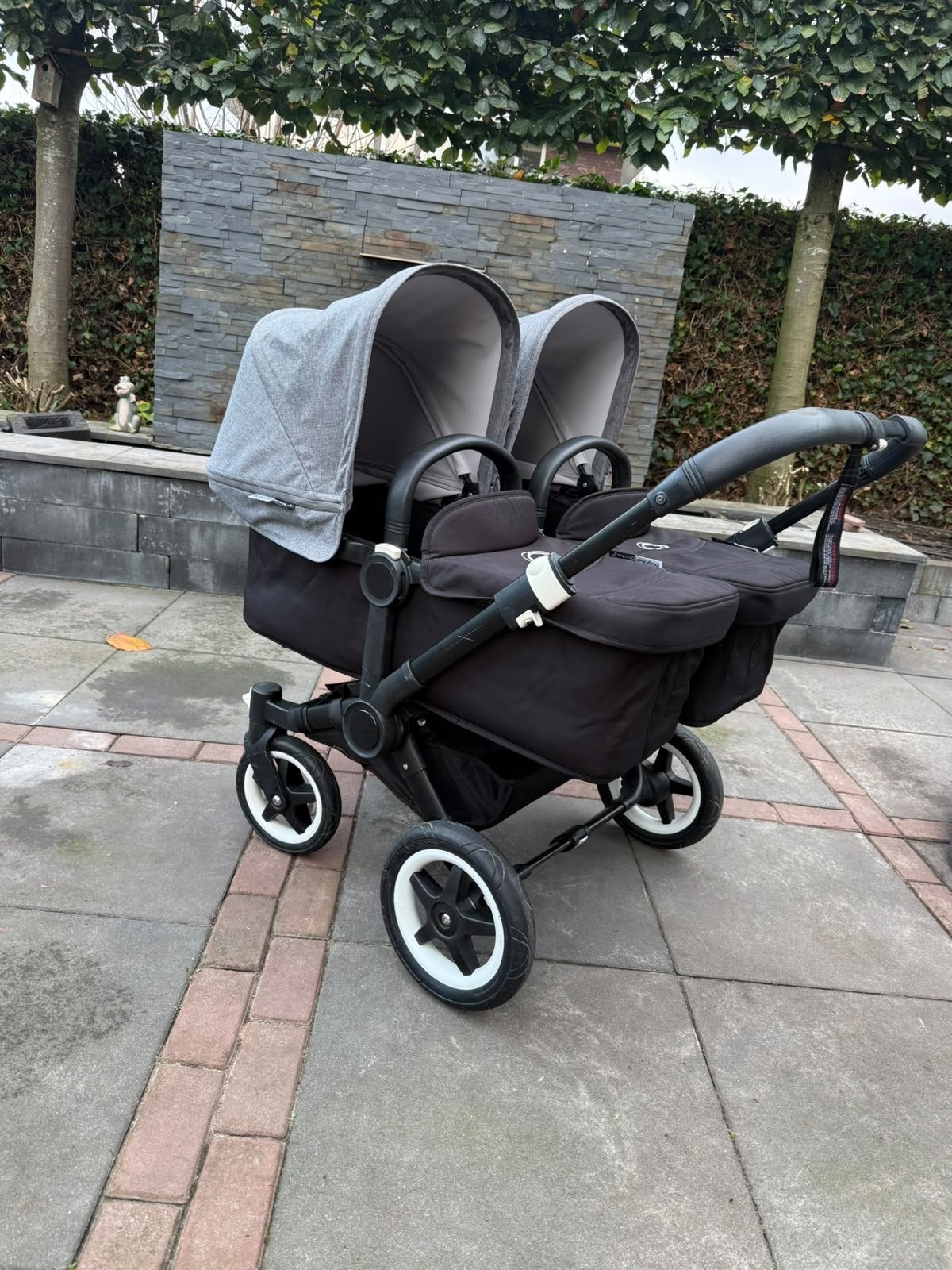 Bugaboo Donkey 2 Duo/Twin Kinderwagen met accessoires, Ophalen, Gebruikt, Combiwagen, Duowagen