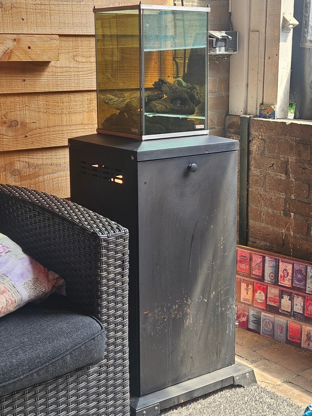 terrashaard/ gashaard voor onder de overkapping, Tuin en Terras, Ophalen, Hout, Containerberging