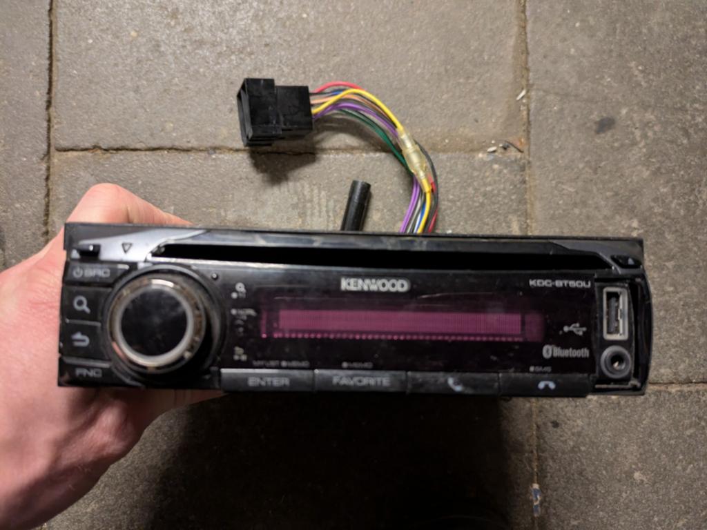 Autoradio Bluetooth Kenwood KDC-BT50U Radio CD Speler, Ophalen of Verzenden