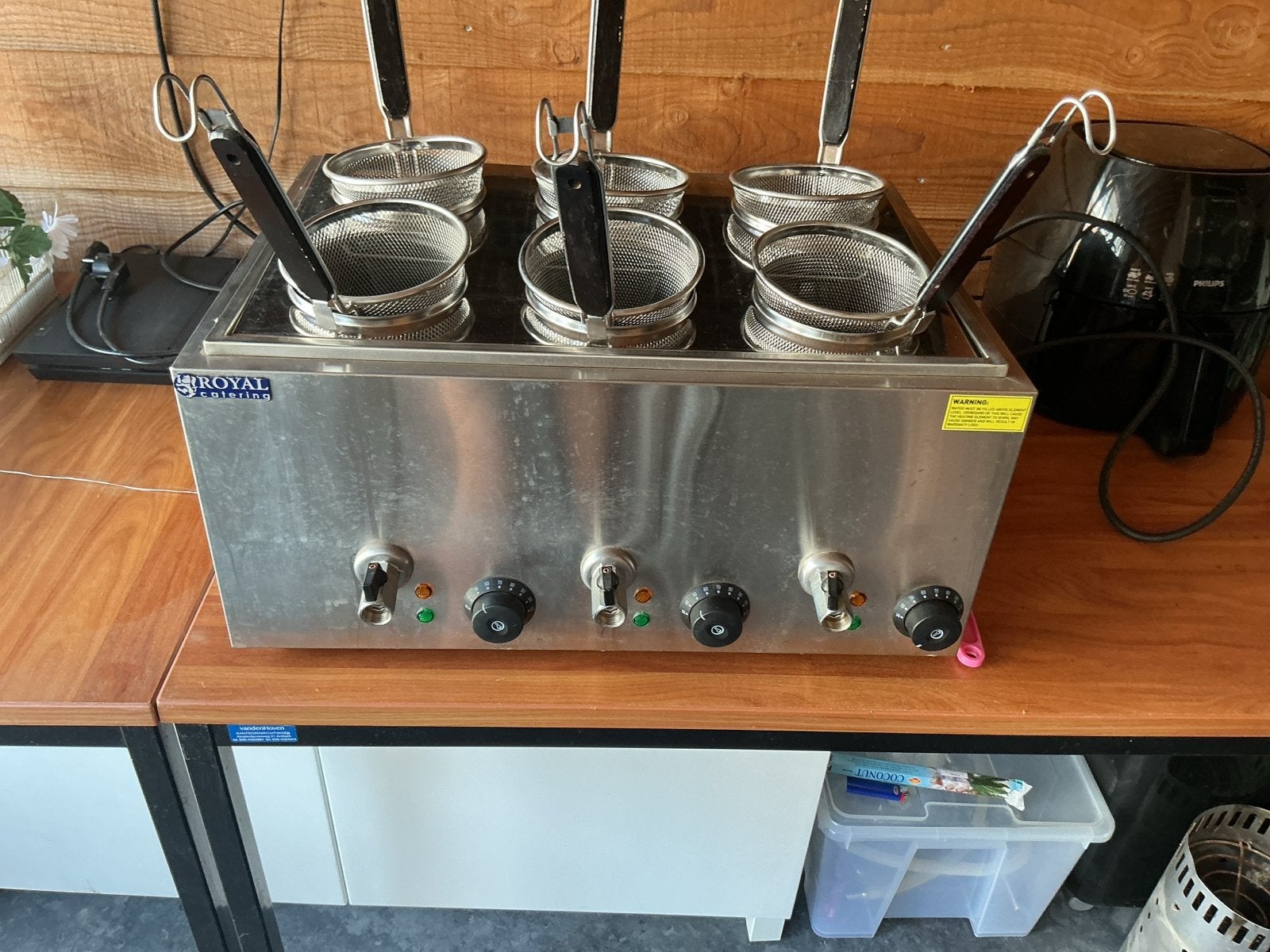 Professionele elektrische pastakoker / noodle cooker, Ophalen of Verzenden, Gebruikt