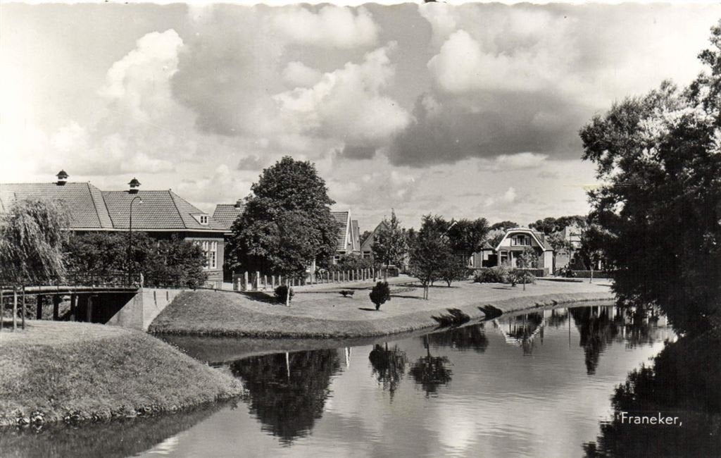 Franeker, - stadsgezicht - ongelopen, Verzenden, 1960 tot 1980, Ongelopen, Friesland