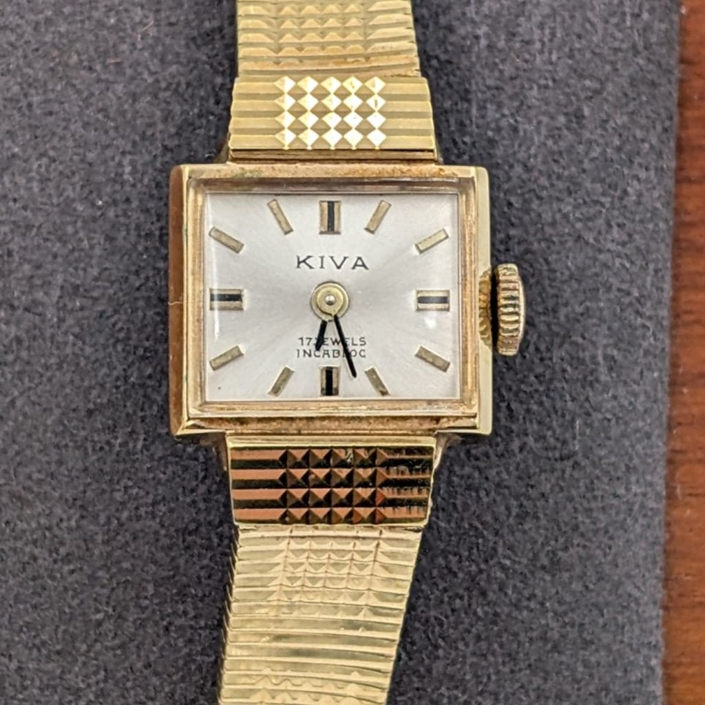 KIVA Gold plated ladies dameshorloge dress watch Vintage, Flex Ltd., Zo goed als nieuw, https://flex.com/contact-us, Nobelstraat 10, 5807 GA Oostrum LB, Limburg, Nederland