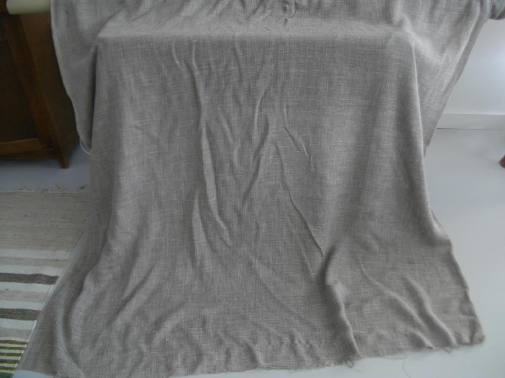 stof in betweens 5 x 3 meter beige, Ophalen, 120 cm of meer, Beige, Katoen