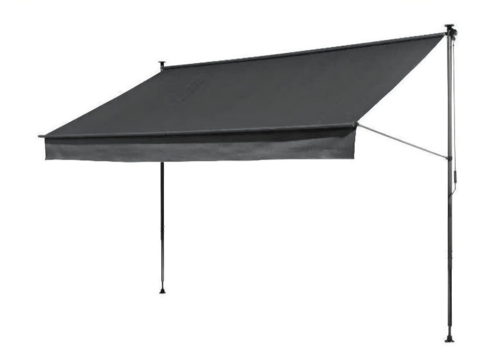 Nieuw Klemscherm/Uitvalscherm - Donkergrijs - 2m breed, Ophalen of Verzenden, Nieuw, Minder dan 250 cm